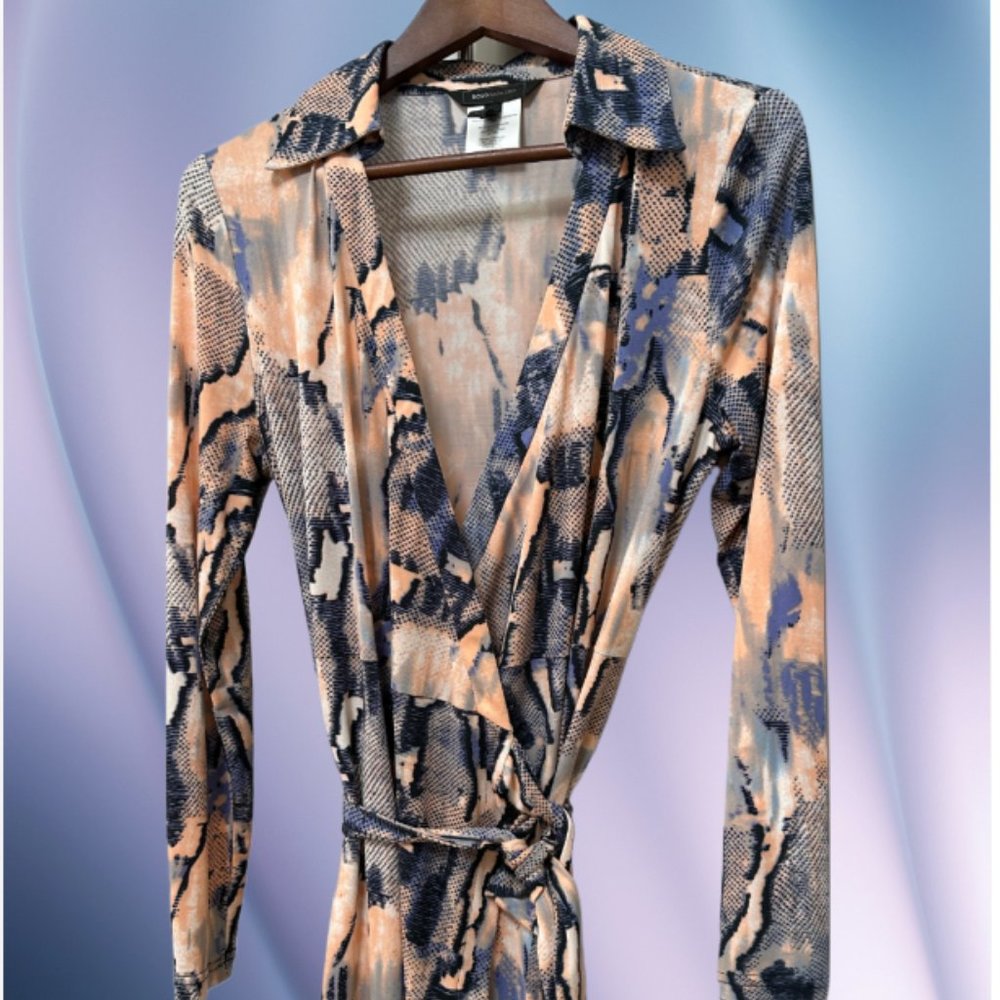 sold @ ebay ~ BCBGMAXAZRIA Women's Wrap Long Sleeve Dress